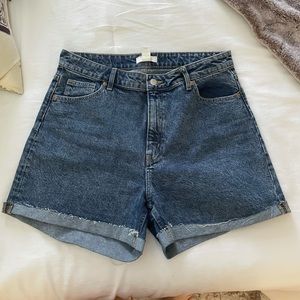 H&M High Rise Mom Shorts